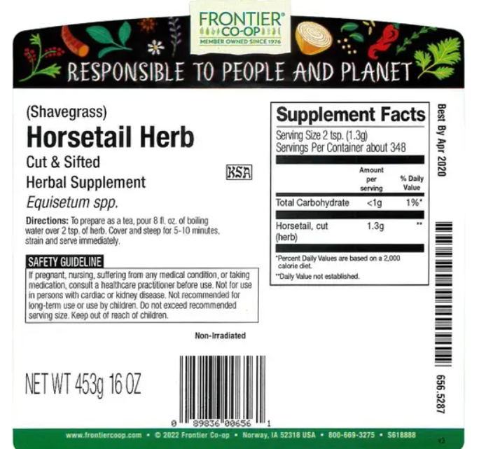 Frontier Co-op Horsetail Herb, Cut & Sifted 1 lb.
