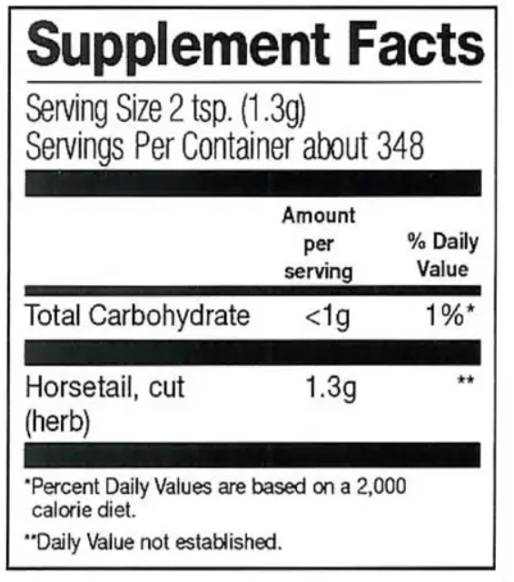 Frontier Co-op Horsetail Herb, Cut & Sifted 1 lb.