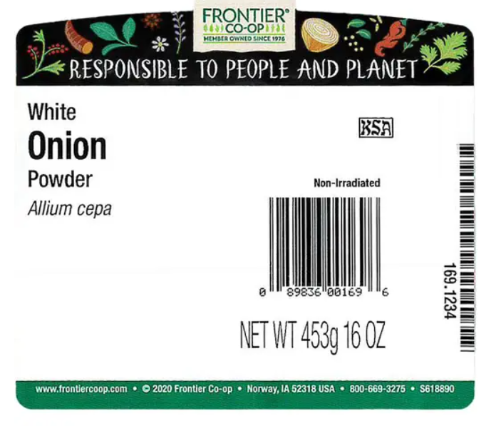 Frontier Co-op Onion Powder 1 lb.