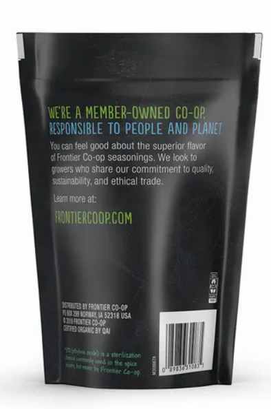 Frontier Co-op Onion Powder, White, Organic 6.14 oz.