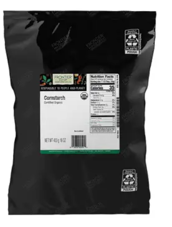 Frontier Co-op Cornstarch, Organic 1 lb.