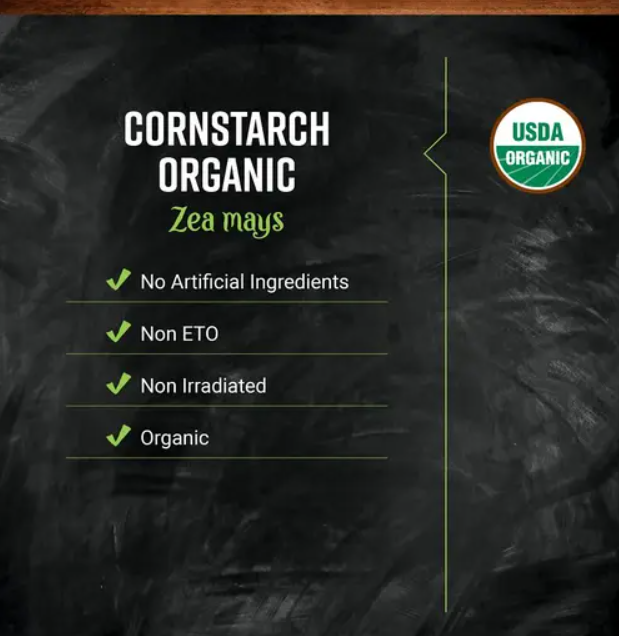 Frontier Co-op Cornstarch, Organic 1 lb.